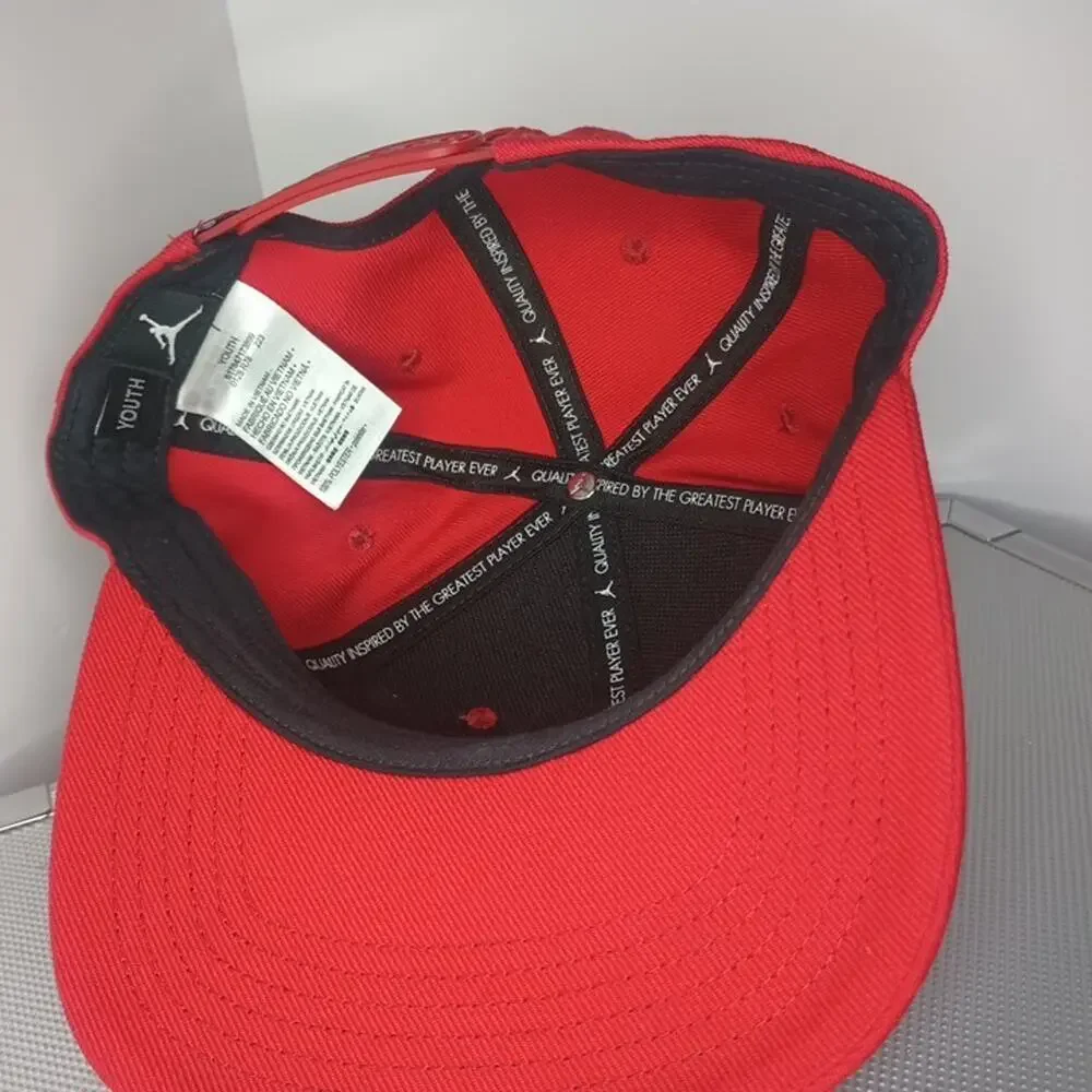 Jordan Jumpman Snapback Hat Youth Boys Kids Red Basketball Cap One Size Youth